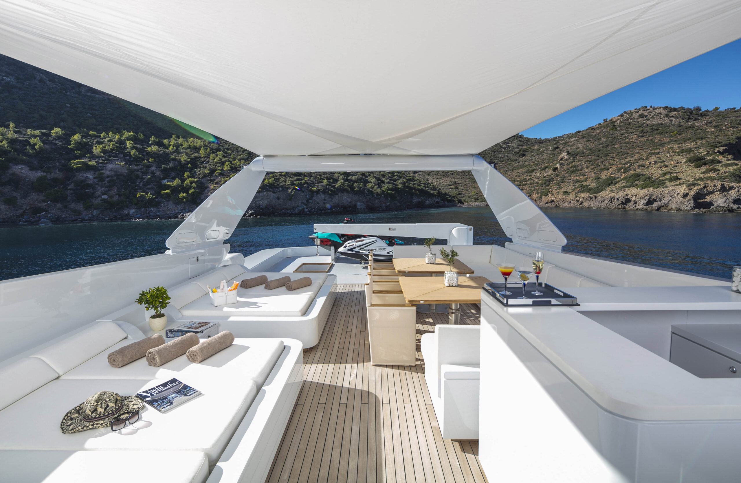 CHARTERS IN GREECE SOLEDI MARE - SUNDECK TENT